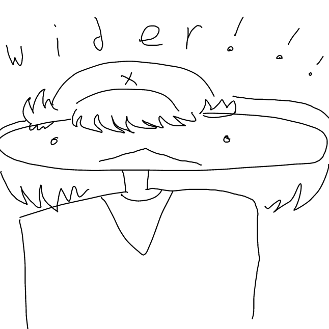 Drawing in wide by Soup