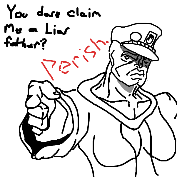 he has had enough of his father's mockery of his lineage, time to finally rid this bloodline of him. - Online Drawing Game Comic Strip Panel by Thocc