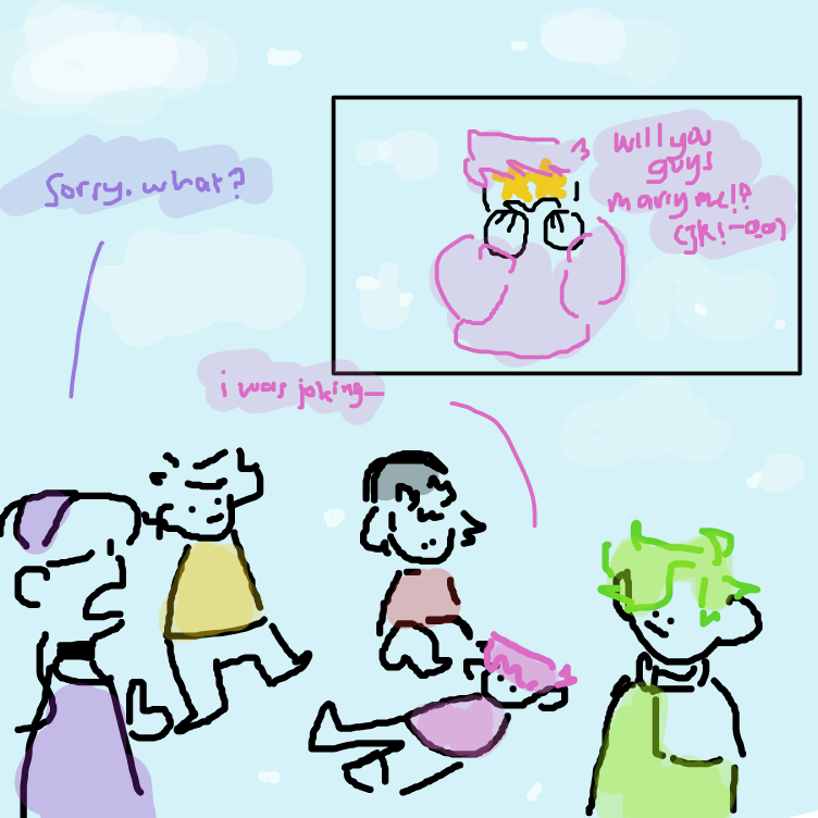  - Online Drawing Game Comic Strip Panel by 0993