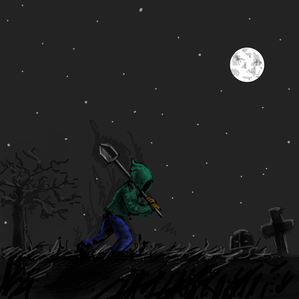 Drawing in Baddie does something bad by kozelArt