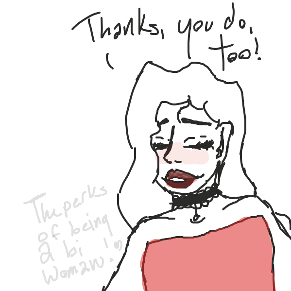 I think she realized why she prefers girls over guys - Online Drawing Game Comic Strip Panel by Sirius Solemn