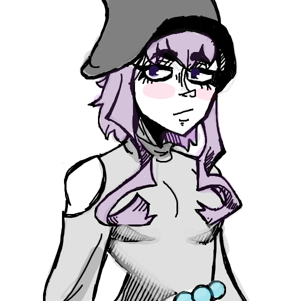 Drawing in the crack in the world character by Toxical