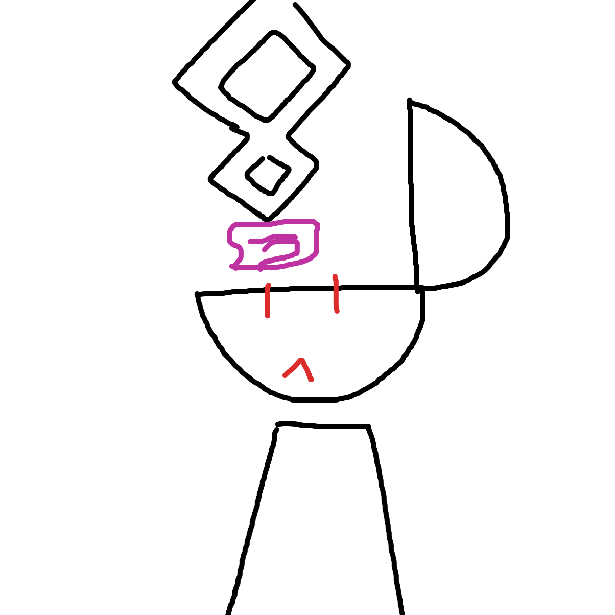 Drawing in Can't Think. Head Empty. by FireFruit