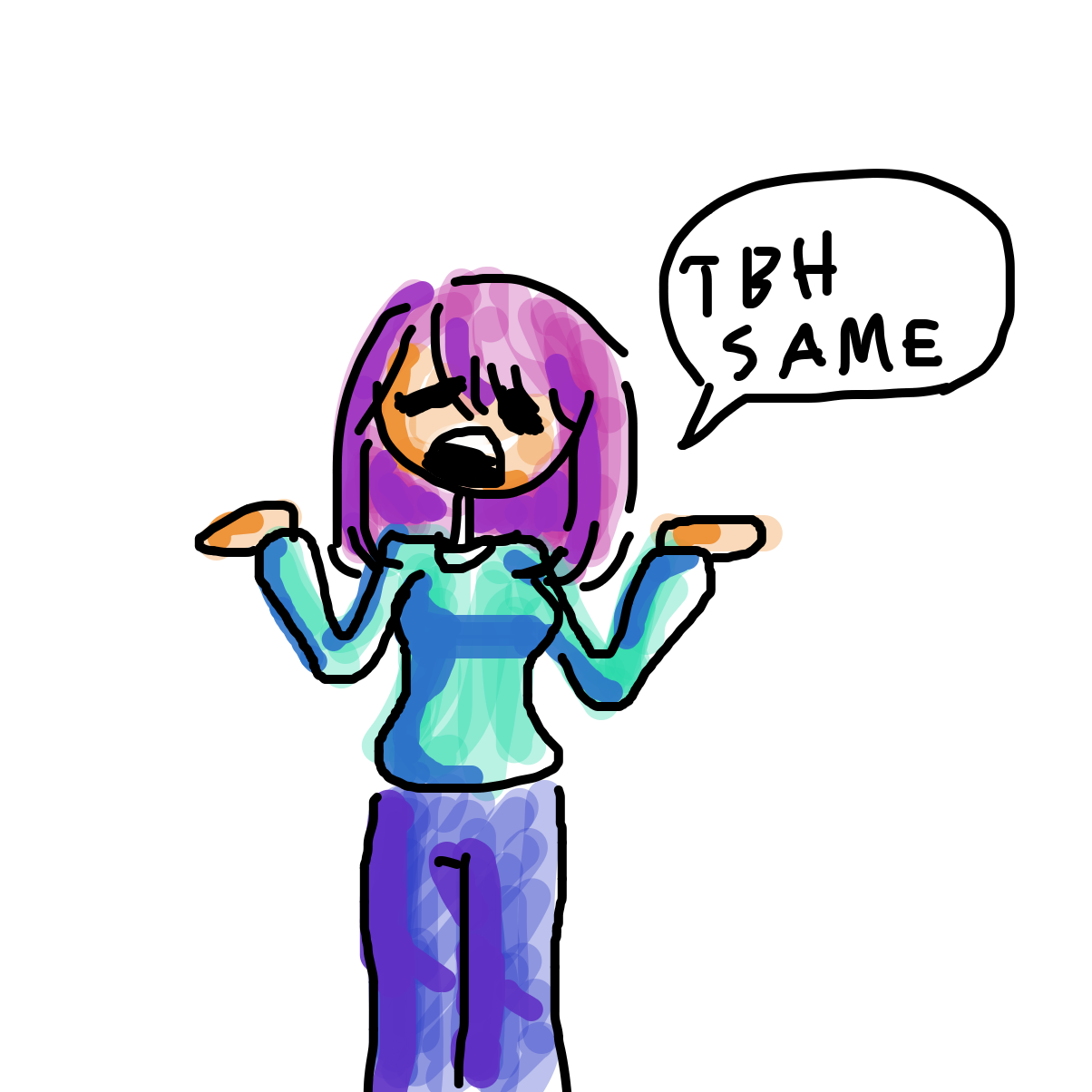 Drawing in don't kill me by FireFruit