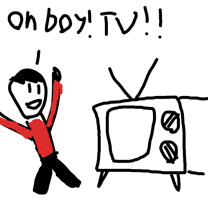Liked webcomic What's on TV today?