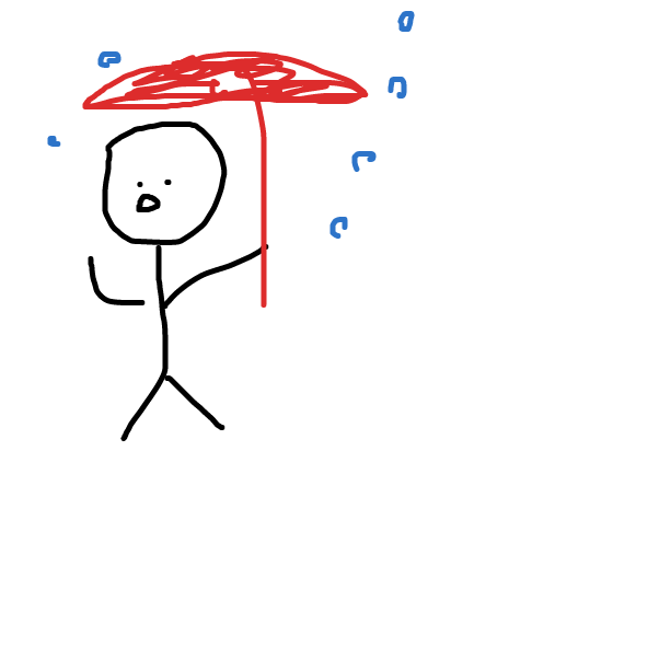 
ARghhhhhhh! It' RAINING! - Online Drawing Game Comic Strip Panel by Mchu