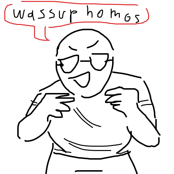 Drawing in wassup by rawrwhy 