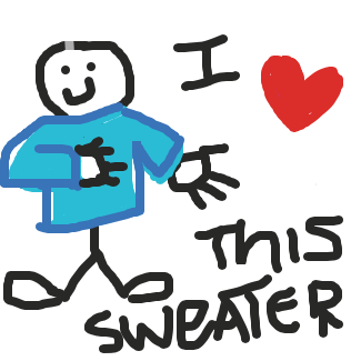 Liked webcomic I Love This Sweater!