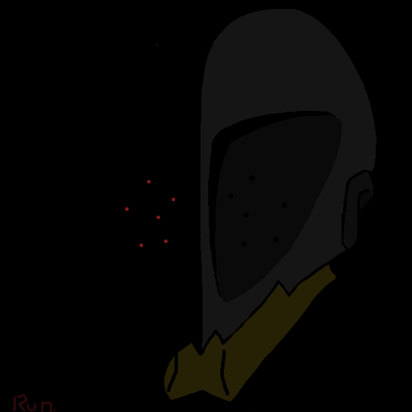 run. - Online Drawing Game Comic Strip Panel by Thocc