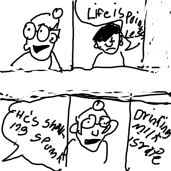  - Online Drawing Game Comic Strip Panel by sneakybutthole