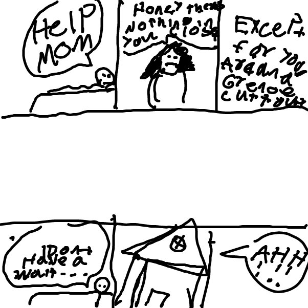 Drawing in ariana grende stocker by sneakybutthole