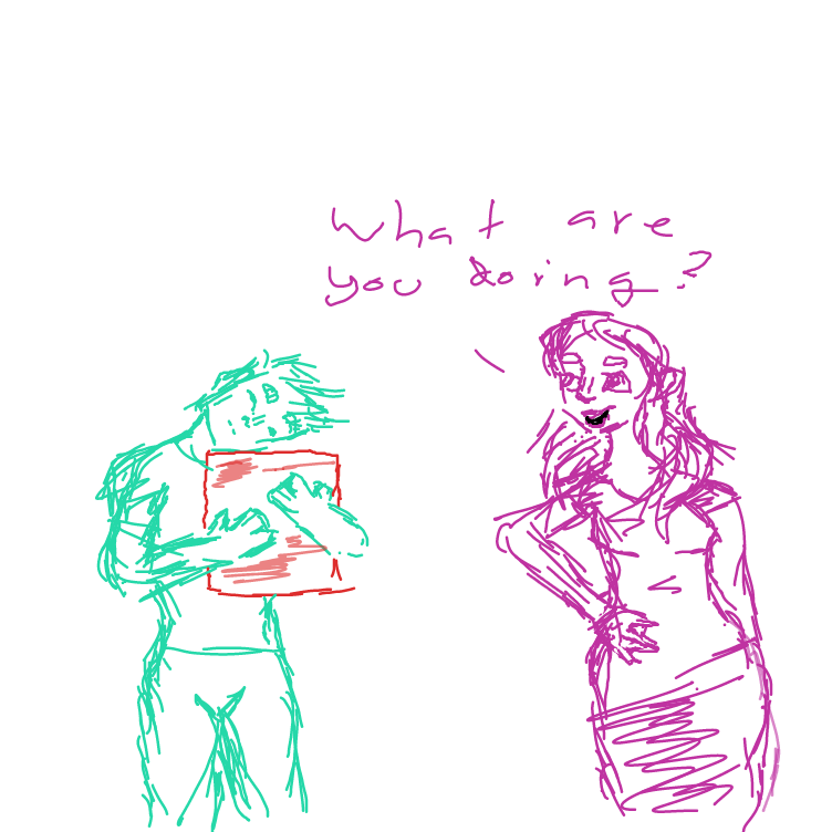  - Online Drawing Game Comic Strip Panel by booboobear