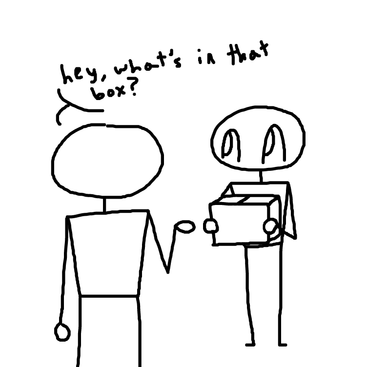 Liked webcomic Whats in the box
