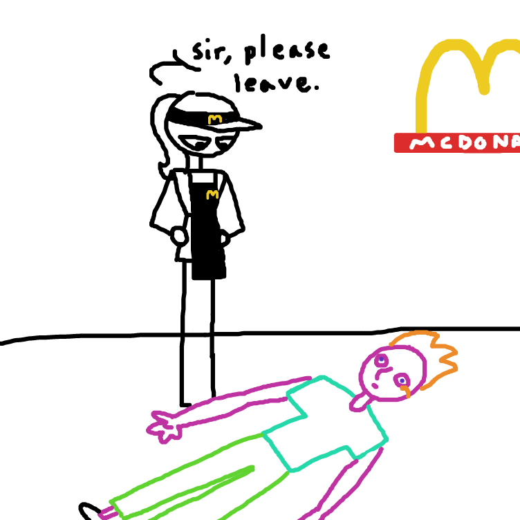 Drawing in Uh Oh! by AYeehawNoise