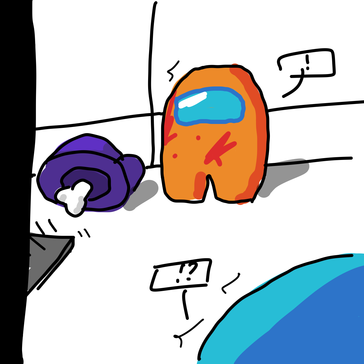  - Online Drawing Game Comic Strip Panel by Kikkekiri