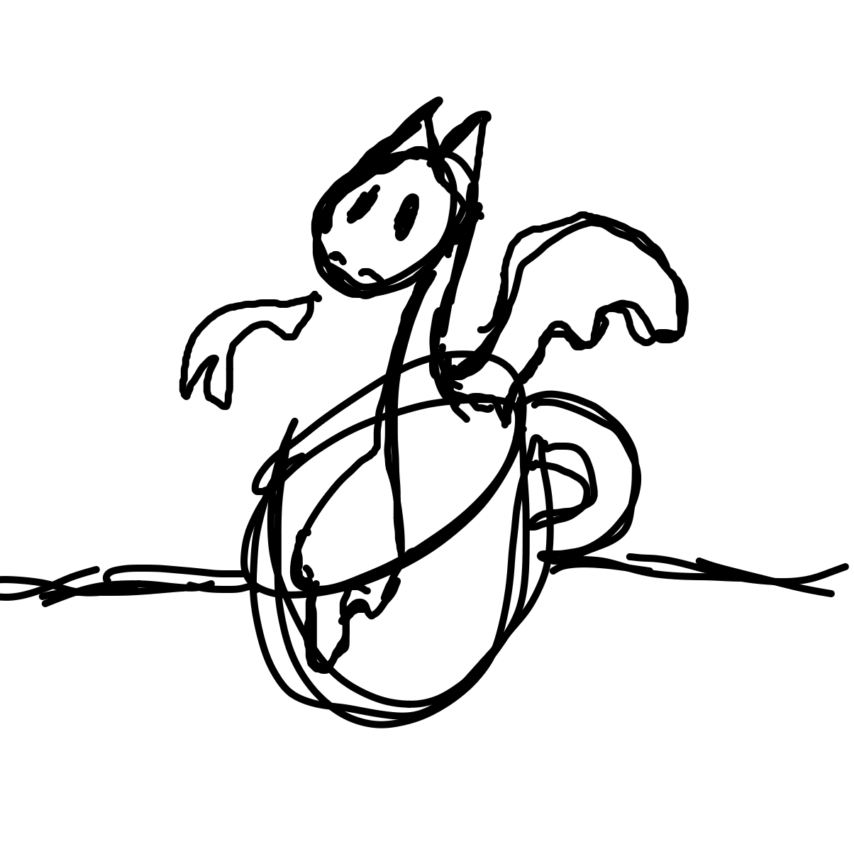 Drawing in SPEED DRAW: Doodles by LizardPie34