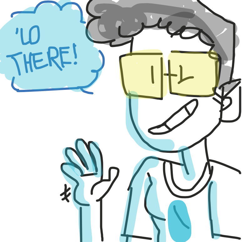 Just here to say hi, for I be a newcomer!  - Online Drawing Game Comic Strip Panel by seaborg
