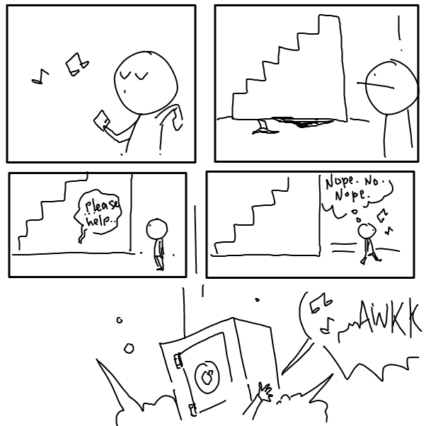  - Online Drawing Game Comic Strip Panel by bumperfish