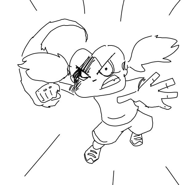 Drawing in Powerful & Adorable by bumperfish