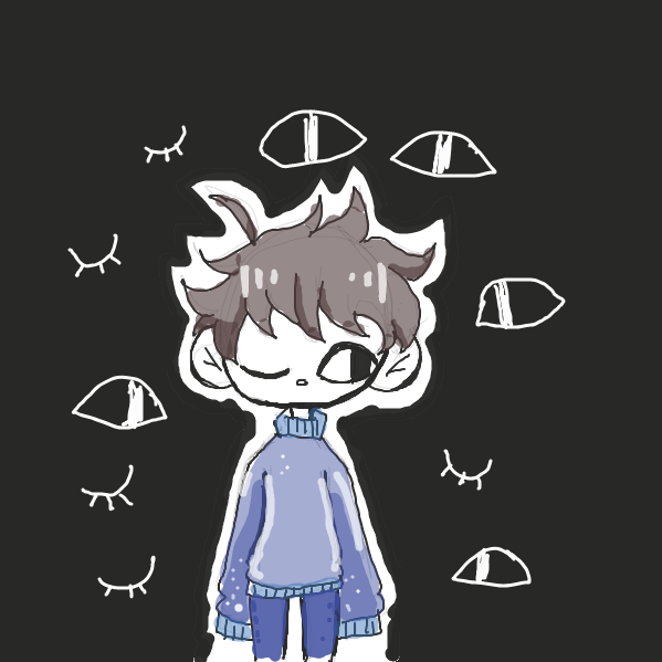 Drawing in Eyes . . .  by pastelgoosey