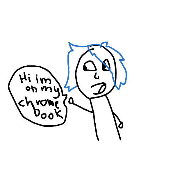 Drawing in Hi im on my chromebook! by Rosarose