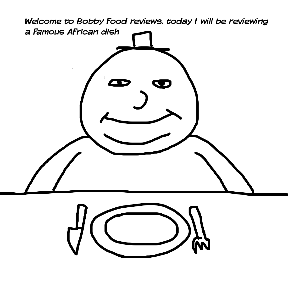 Drawing in Food review by Dungle