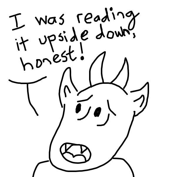 Drawing in young devil by jvgreendarmok