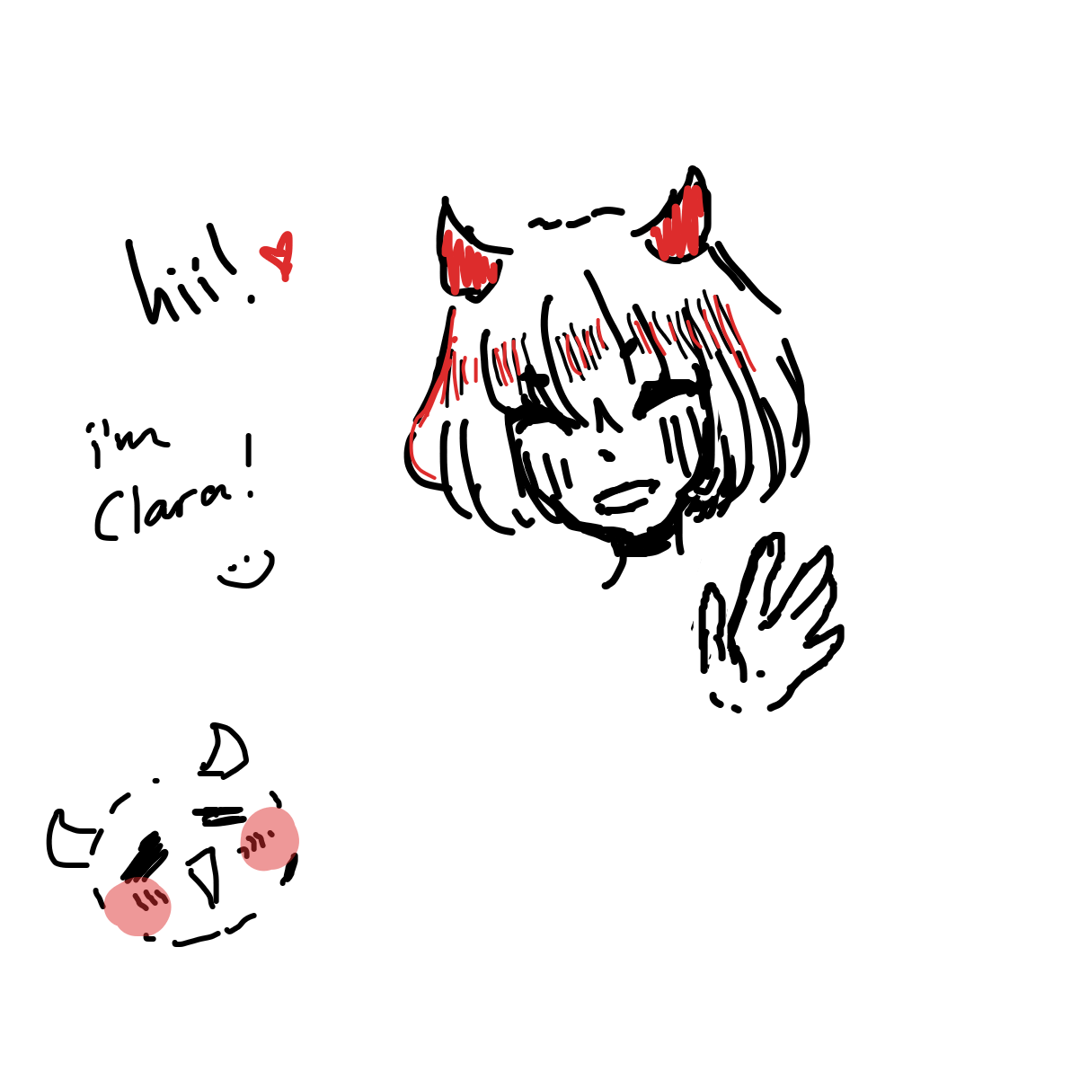 Drawing in ...Umm hello there! by Sexysexman 