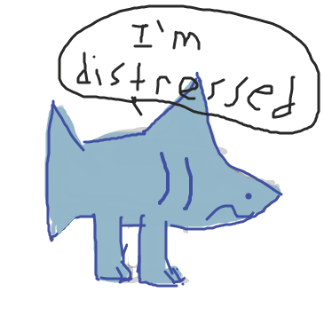 It's a distressed land shark. - Online Drawing Game Comic Strip Panel by partyee