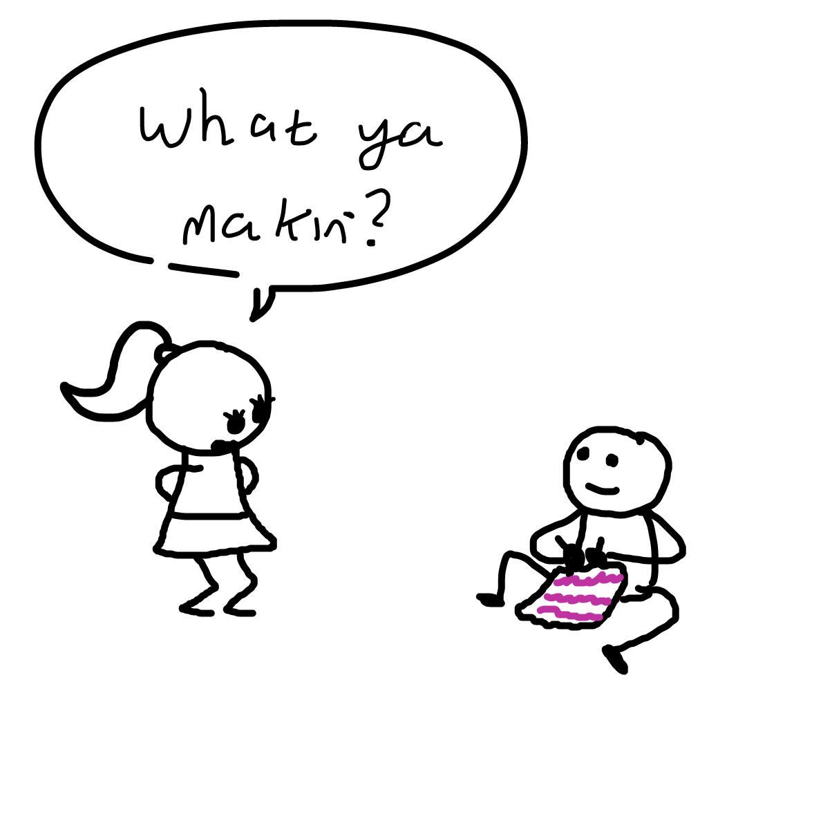  - Online Drawing Game Comic Strip Panel by CherryFlavored