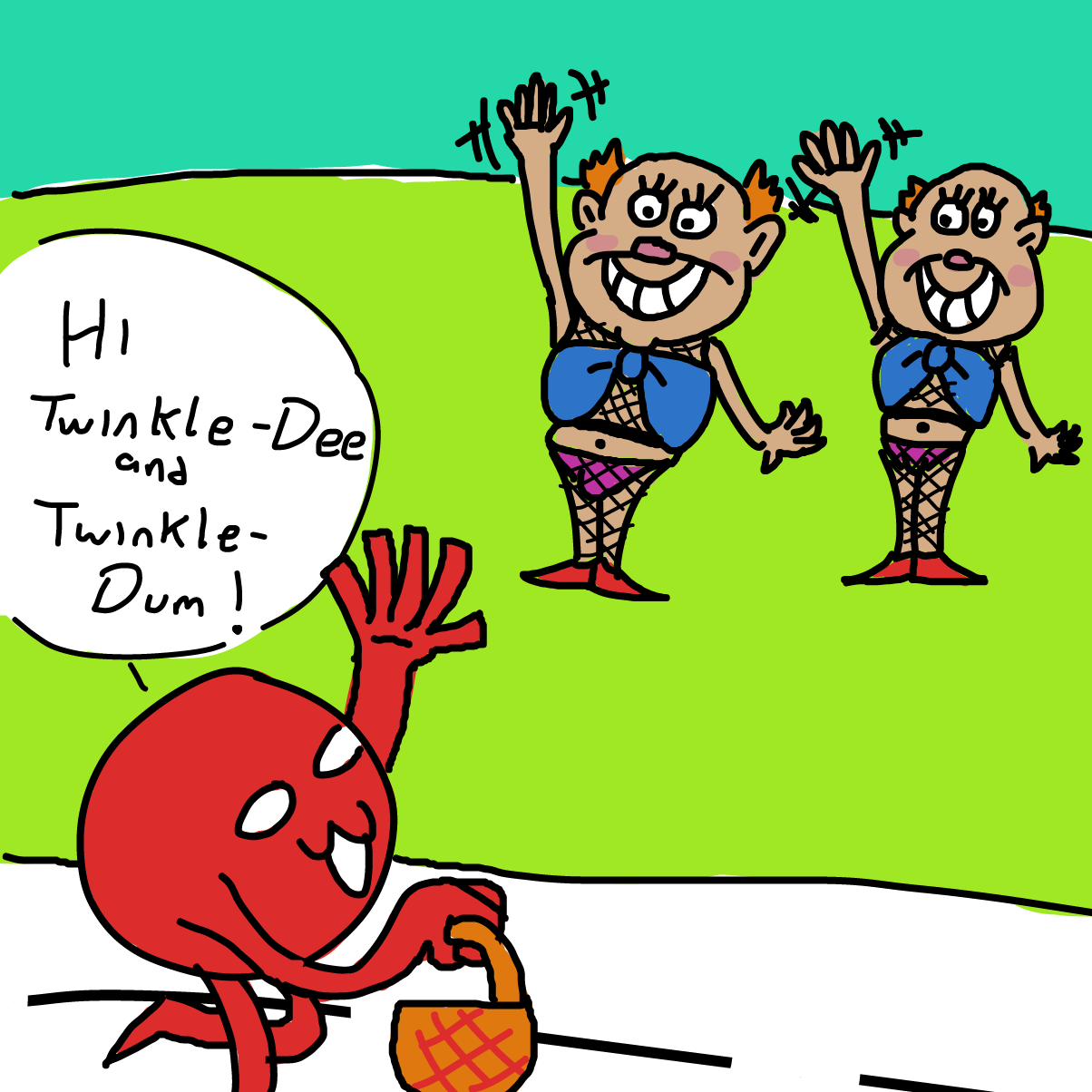  - Online Drawing Game Comic Strip Panel by CherryFlavored