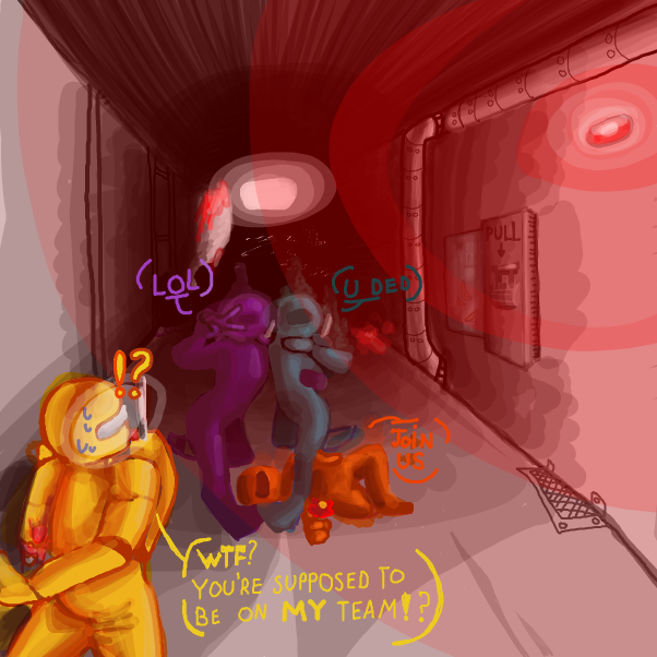  - Online Drawing Game Comic Strip Panel by Mothbunita