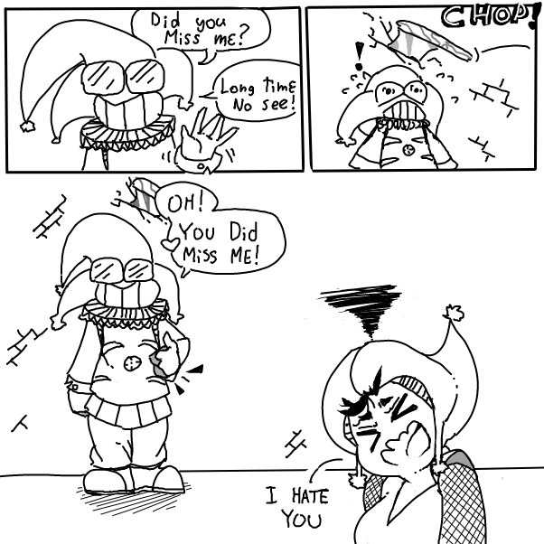  - Online Drawing Game Comic Strip Panel by Mothbunita