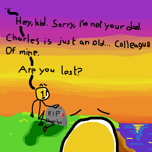 ..Just an old valiant hero... - Online Drawing Game Comic Strip Panel by Ohnooooo