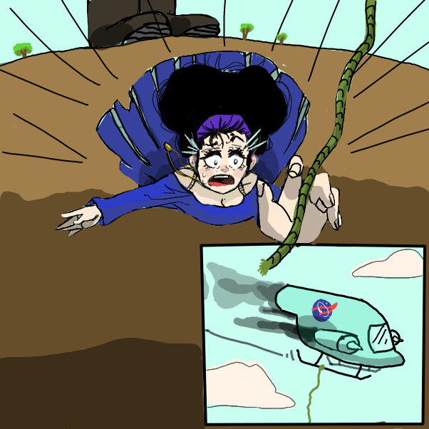 i hope this is how backwards jam work or i'm going to SCREEEAM - Online Drawing Game Comic Strip Panel by Mothbunita