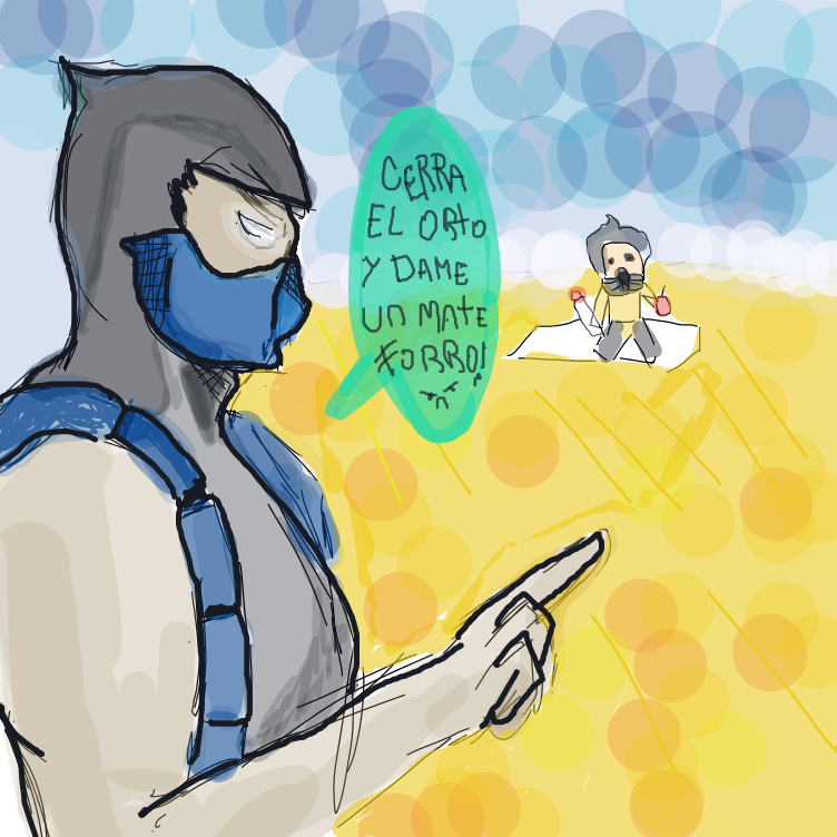 Drawing in argentina by Maximo