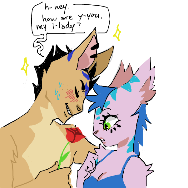 Drawing in hi by cuppapeach