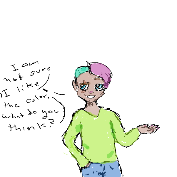 Drawing in Trying something New :3 by booboobear