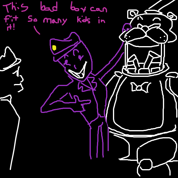 Drawing in Bad boy by Thocc