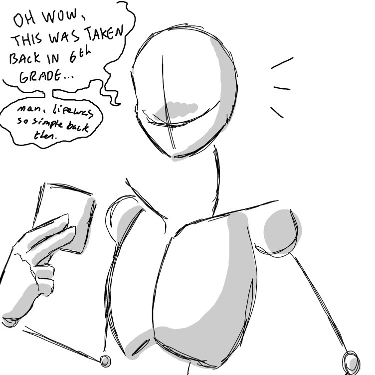 So um, I wasn't sure how to make a stickman look good, so I made him one of those drawing skeleton things. - Online Drawing Game Comic Strip Panel by ⚰