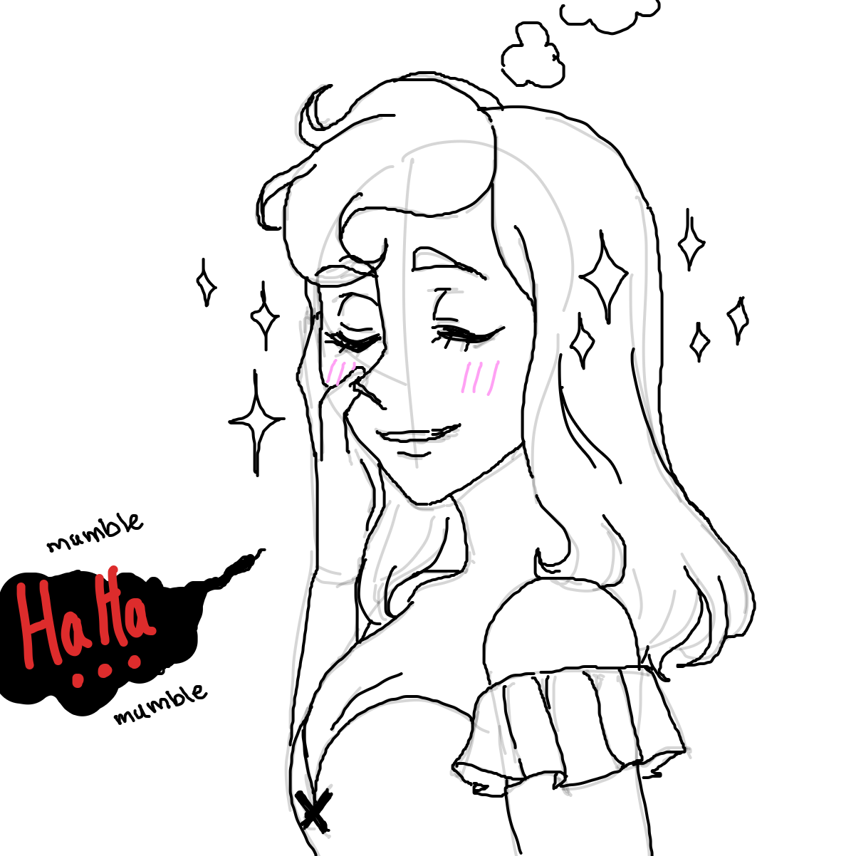 Drawing in HA hahahahaha HA by Tea