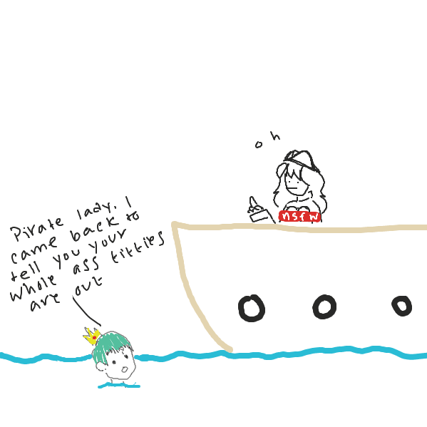 Drawing in merman by y3liak