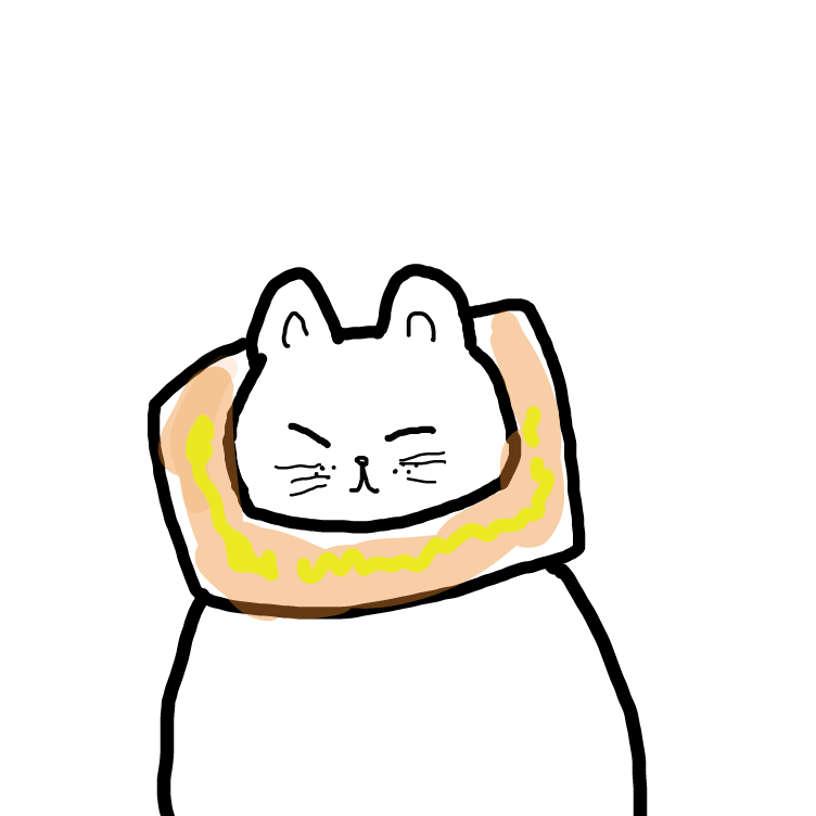 Drawing in Toast cat by niania