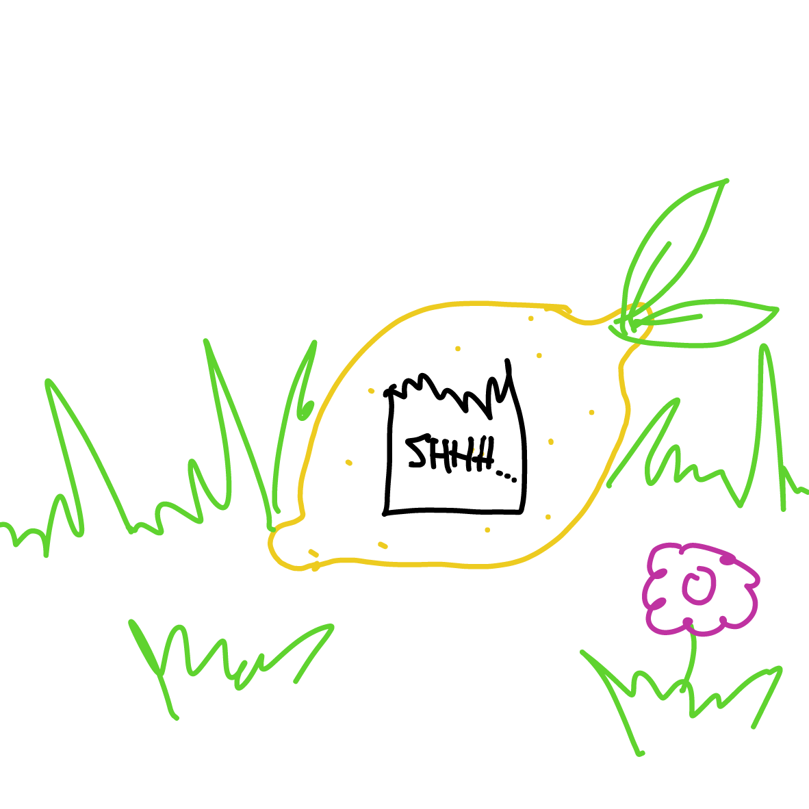 Drawing in Secret Lemon by Zebon