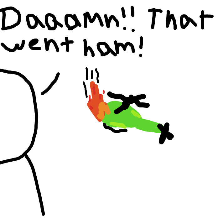 Drawing in paper egg man by AMetalChair