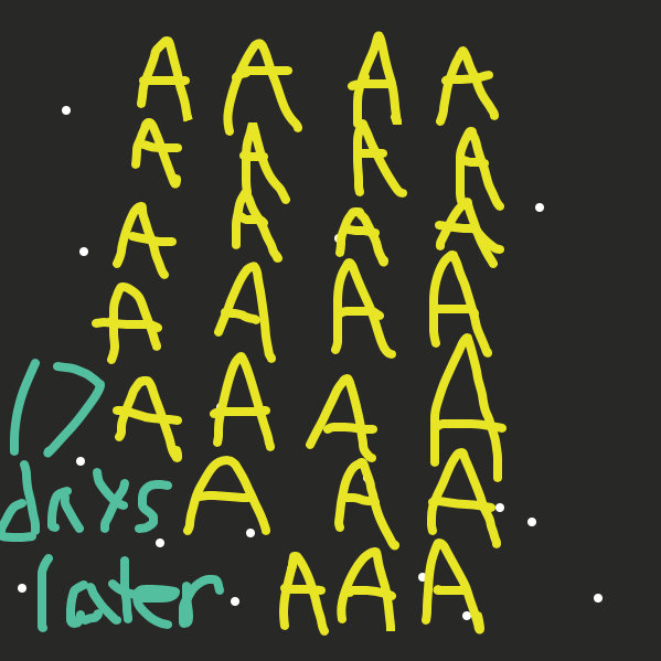 Drawing in Another Day in Space by Drawception guy