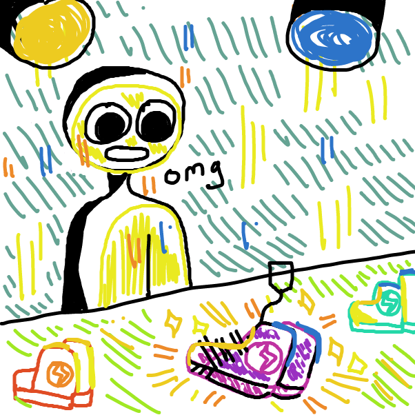 Drawing in Sneaks! by Pupy