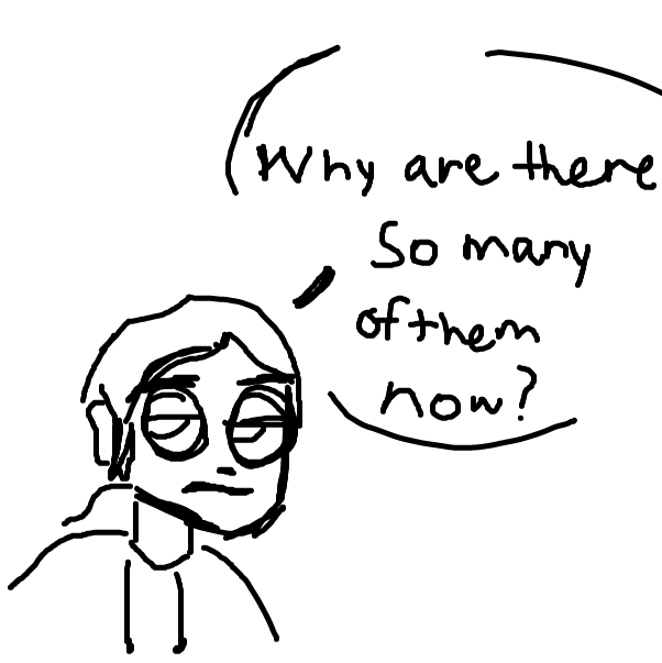 Drawing in wreck tangle as a wolf by HelpMe