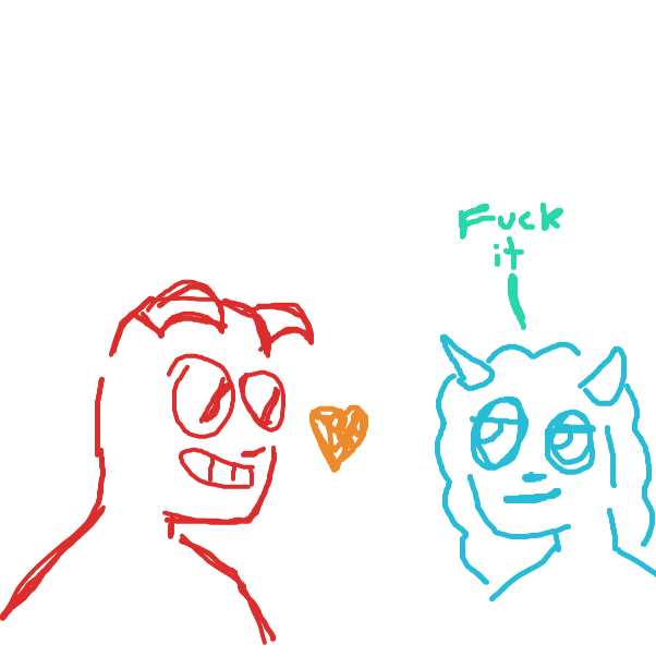 Drawing in the devil in love by HelpMe