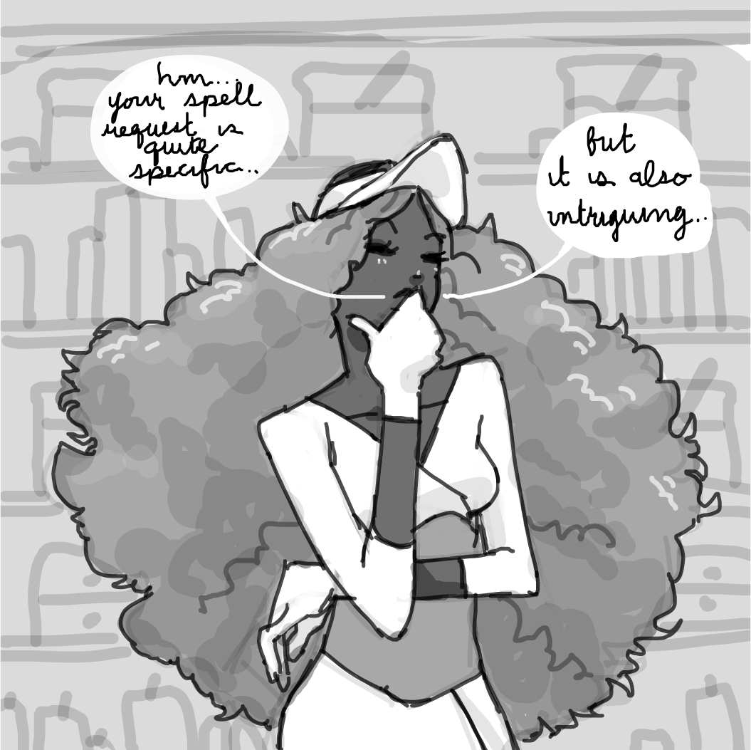 Drawing in How Charming by cuppapeach